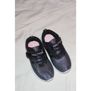 NAUTICA GIRLS SHOES-SIZE 12-BLACK-NWOT